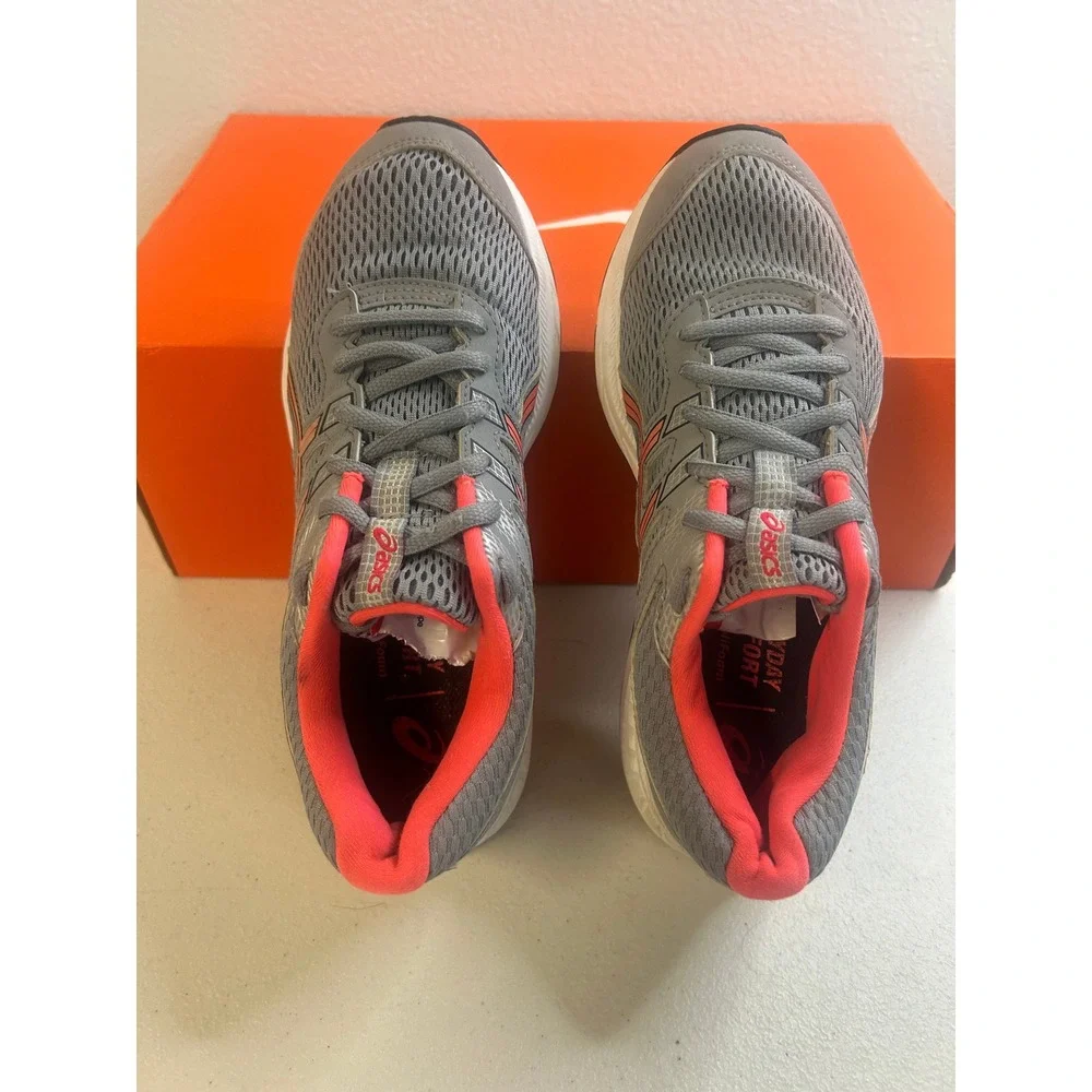 ASICS Gel-Contend 6 Grey Pink Women Size 6.5 #2980